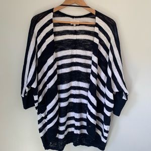 Lou and grey blue and white cardigan